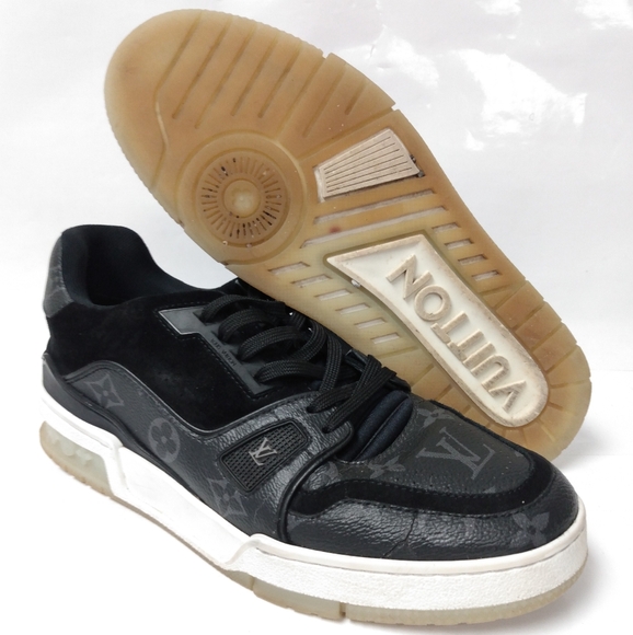 LOUIS VUITTON TRAINER SNEAKERS SIZE 6.5 - Picture 5 of 15